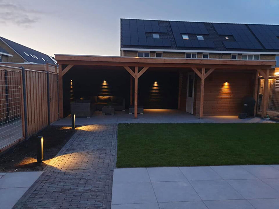 Tuinaanleg met In-Lite verlichting